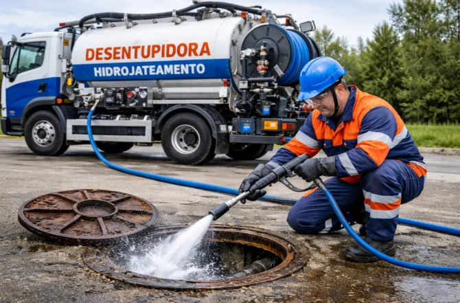 Desentupidora Hidrojateamento